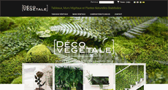 Desktop Screenshot of deco-vegetale.com