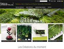 Tablet Screenshot of deco-vegetale.com